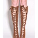 Incaltaminte Femei CheapChic Front To Back Lace-up Boots Cognac
