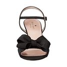 Incaltaminte Femei Kate Spade New York Iballa Black GrosgrainBlackWhite Stripe Stack Heel