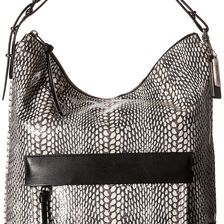 COACH Bleecker Pinnacle Painted Snake Hobo White