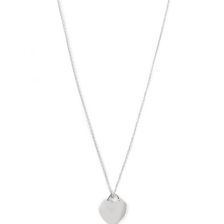 Bijuterii Femei Forever21 Heart Charm Necklace Silver