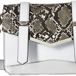 French Connection Remy Crossbody Salt Water/Black/White Snake