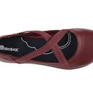 Incaltaminte Femei NoSoX Prima Leather Sport Flat Burgundy
