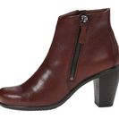 Incaltaminte Femei ECCO Touch 75 Ankle Bootie Mahogany Cow Nubuck