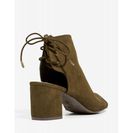 Incaltaminte Femei CheapChic Talk The Talk Bootie Olive