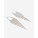 Bijuterii Femei CheapChic Teary Rhinestone Fringe Drop Earring Met Slvr