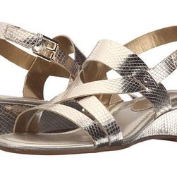 Incaltaminte Femei LAUREN Ralph Lauren Reesa Platino Faux Metallic Snake PU