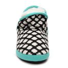 Incaltaminte Femei Dearfoams Fairisle Bootie Slipper BlackWhite