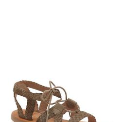 Incaltaminte Femei Hinge Ella Lace-Up Sandal Women TAUPE SUEDE