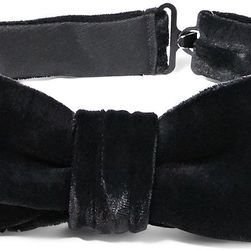 Ralph Lauren Velvet Bow Tie Black
