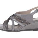 Incaltaminte Femei ECCO Touch 45 Wedge Sandal TitaniumDark ShadowDark Shadow Metallic 