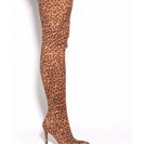 Incaltaminte Femei CheapChic Long Story Chic Leopard Thigh-high Boots Leopard