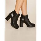 Incaltaminte Femei Forever21 Platform Chelsea Boots Black