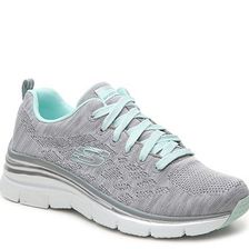 Incaltaminte Femei SKECHERS Fashion Fit Style Chic Sneaker - Womens GreyGreen