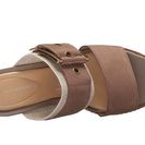 Incaltaminte Femei Rockport Garden Court Buckled Slide Medium Grey Embossed Nubuck