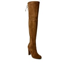 Incaltaminte Femei GUESS Rena Over-The-Knee Boots dark brown fabric
