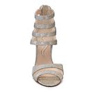 Incaltaminte Femei Nina Conney Sandal GoldSilver