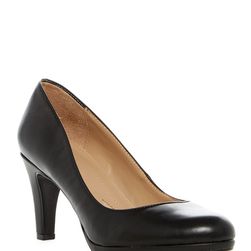 Incaltaminte Femei Naturalizer Penny Pump - Wide Width Available BLACK SMOOTH