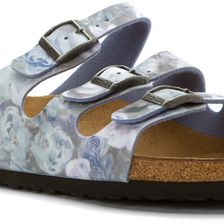 Birkenstock Florida Silky Rose Blue Birko-Flor