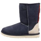 Incaltaminte Femei UGG Classic Short Serape Beads Navy Twinface