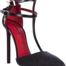 Cesare Paciotti Pumps High Heel Glitter Galaxy Lux Black