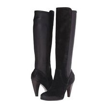 Incaltaminte Femei Frye Mikaela Stretch Tall Black Oiled Suede