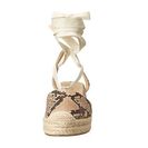 Incaltaminte Femei Via Spiga Ralina NaturalEcru Printed SnakeSport Suede
