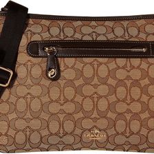 COACH Whls Signature Taylor Crossbody LI/Khaki/Brown