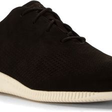 Cole Haan 2.ZEROGRAND Laser Wingtip Oxford Black Nubuck/Ivory