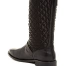 Incaltaminte Femei Elaine Turner Tyler Quilted Riding Boot Black Pebble Leather-Nylon