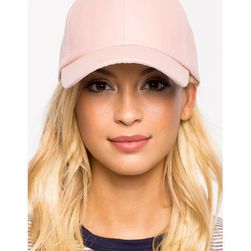 Accesorii Femei CheapChic 6 Panel Basic Faux Leather Cap Pst Pink