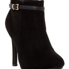 Incaltaminte Femei Top Guy Heidi Buckle Strap Bootie BLACK