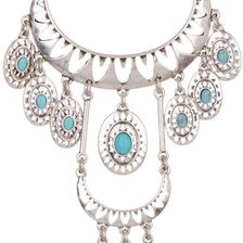 Lucky Brand Turquoise Pendant Necklace MEDIUM GRE