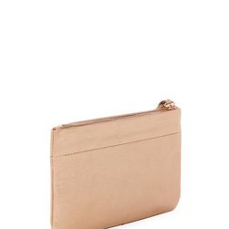 Accesorii Femei Hobo Carley Leather Zip Wristlet BLUSH