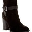 Incaltaminte Femei MIA Eileen Ankle Bootie BLACK NUBUCK