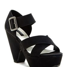 Incaltaminte Femei Michael Antonio Geonson Platform Sandal Black