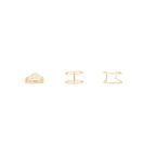 Bijuterii Femei Forever21 Caged Ring Set Gold