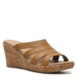 Incaltaminte Femei Crocs A-Leigh Wedge Sandal Tan