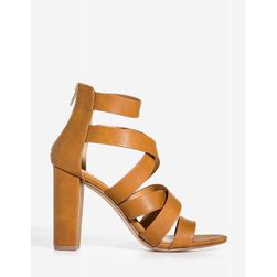Incaltaminte Femei CheapChic Unice-h One And Only Heel Cognac