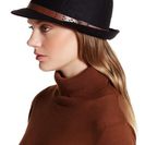 Accesorii Femei David Young Cloche Faux Leather Band Hat BLACK