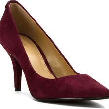 Michael Kors MK Flex Mid Pump Plum Kid Suede