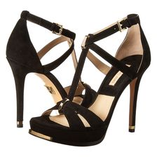 Michael Kors Leandra Black 18K Kid Suede