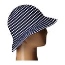 Accesorii Femei LAUREN Ralph Lauren Poly Striped Signature Grosgrain Bucket Hat Capri NavyPearl