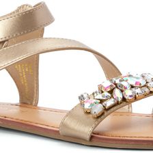 Madden Girl Kandis Sandal Gold Multi