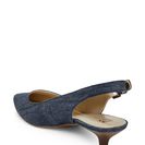 Incaltaminte Femei Anne Klein Denim Expert Pointed Toe Low Heel Slingback Pumps Denim