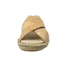 Incaltaminte Femei Johnston Murphy Arlene Cross Band Natural Metallic Cork