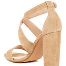 Incaltaminte Femei Steve Madden Caliopi Chunky Heel Sandal SAND SUEDE