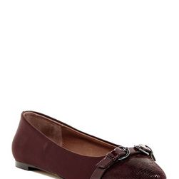 Incaltaminte Femei Donald J Pliner Bettia Lizard Embossed Flat OXBLOOD