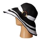 Accesorii Femei LAUREN Ralph Lauren Paper Straw Bright amp Natural Sun Hat BlackPearl