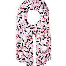 Accesorii Femei Kate Spade New York Lipstick Palette Oblong Scarf Cream