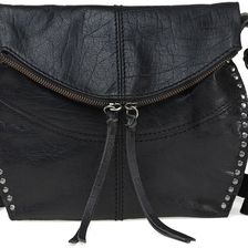 The Sak Silverlake Crossbody Black Shrunken Leather